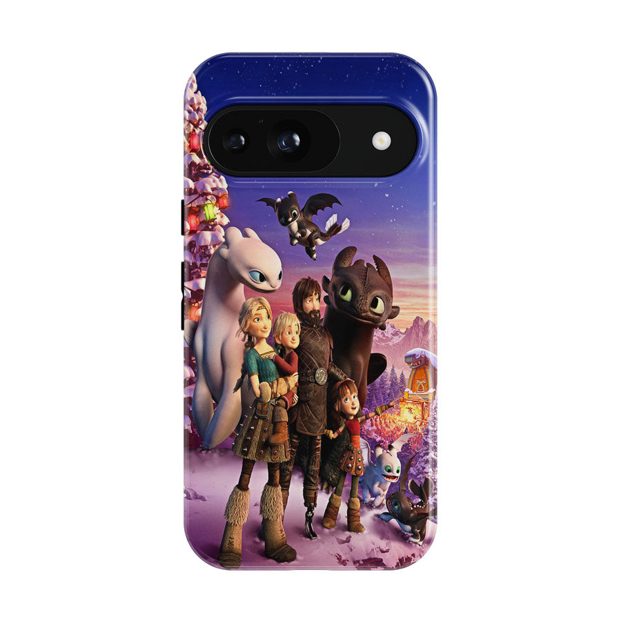 How To Train Your Dragon Homecoming Hiccup Astrid Toothless Google Pixel 9 | 10 Pro Case