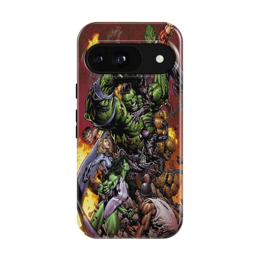 Hulk Marvels Fighting Google Pixel 9 | 10 Pro Case