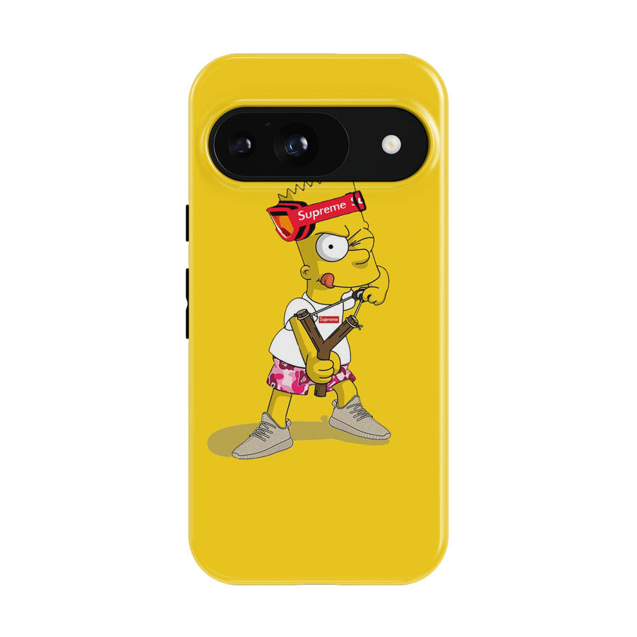 Hypebeast Bart Simpson Yellow Google Pixel 9 | 10 Pro Case