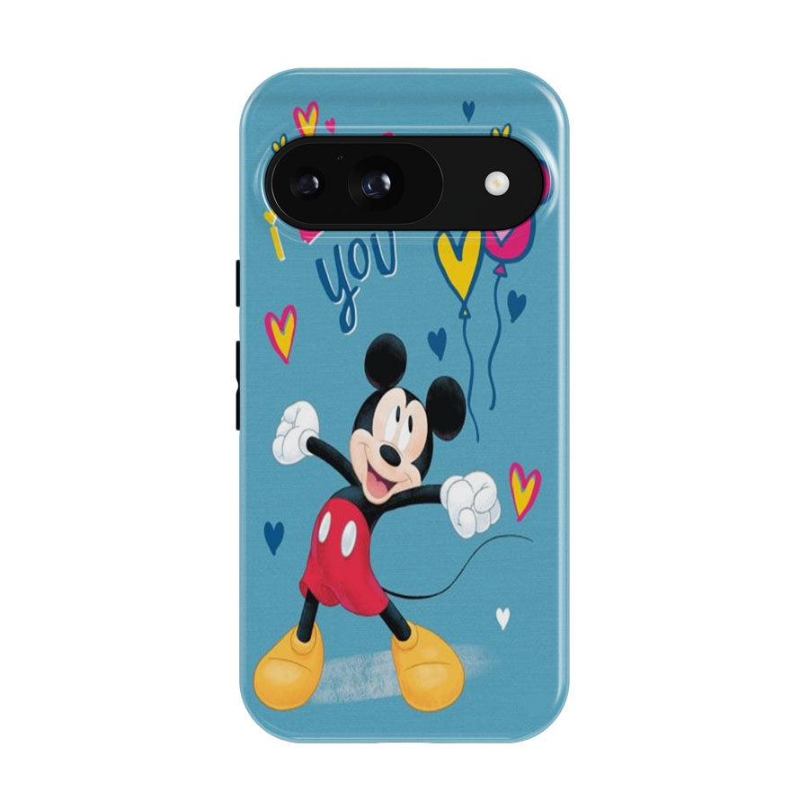 I Love You Mickey Google Pixel 9 | 10 Pro Case