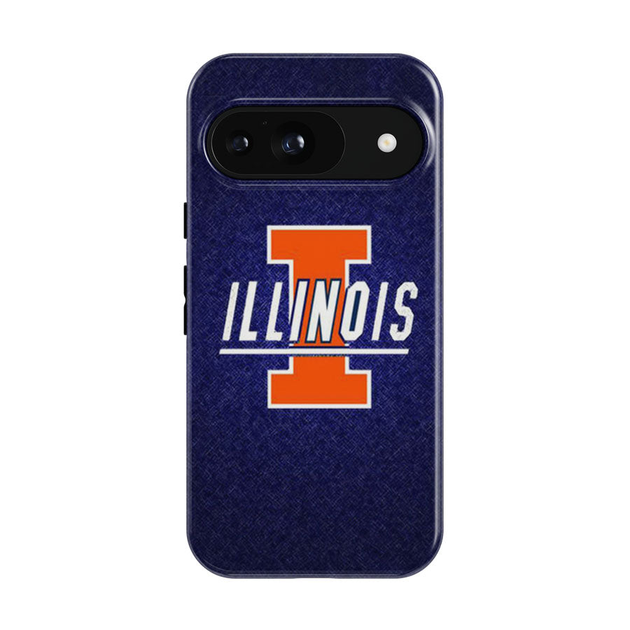 Illinois Fighting Logo Google Pixel 9 | 10 Pro Case
