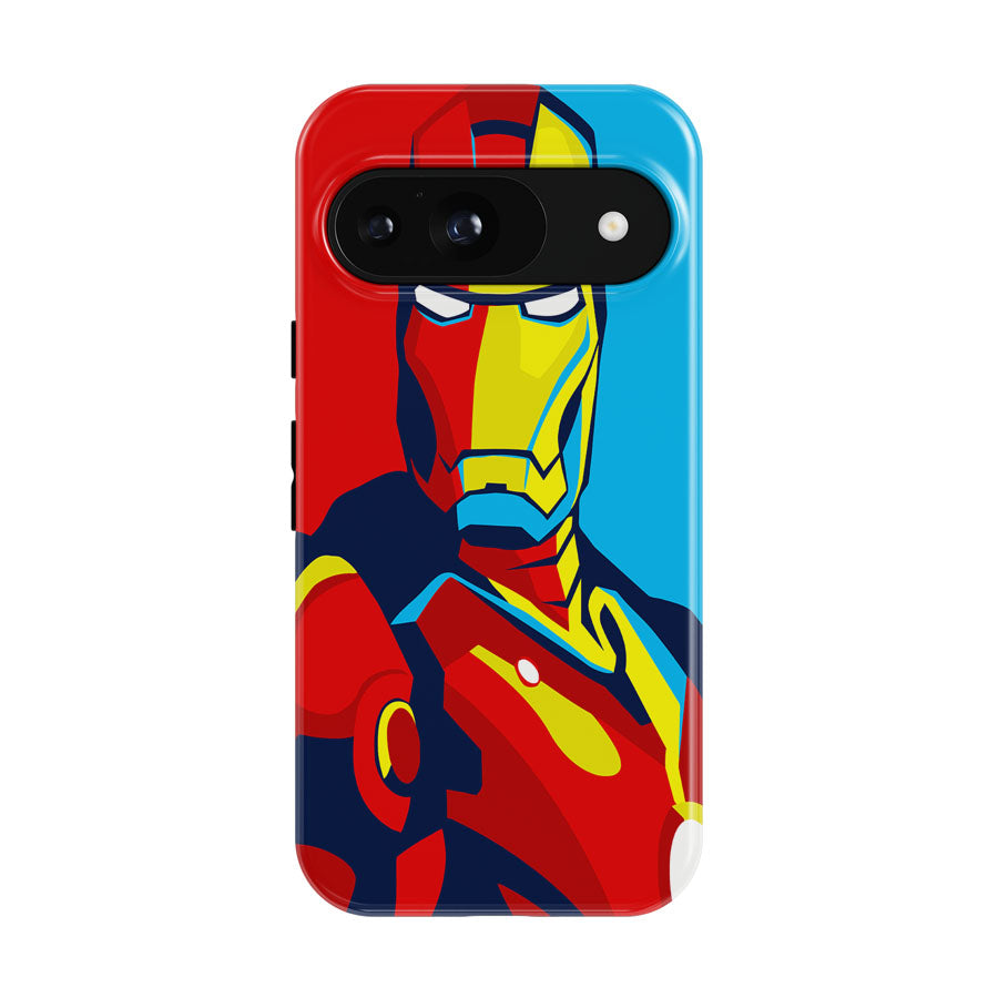 Iron Man Marvel Superhero Vector Google Pixel 9 | 10 Pro Case