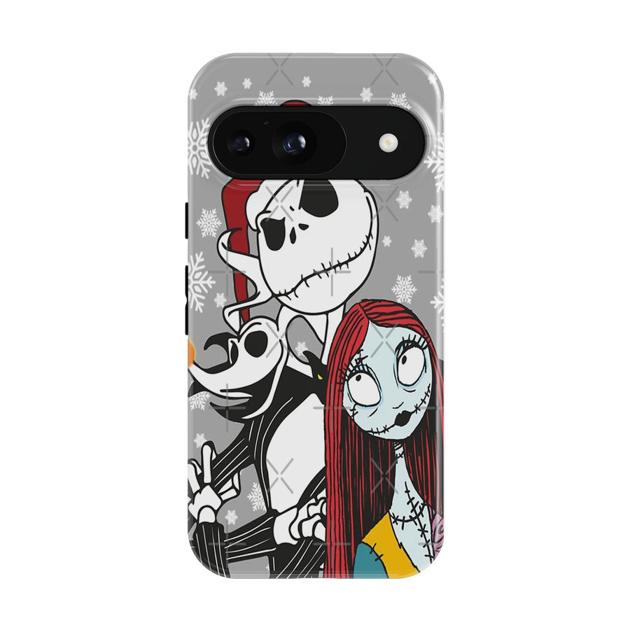 Jack Skellington, Zero And Sally - The Nightmare Before Christmas Google Pixel 9 | 10 Pro Case