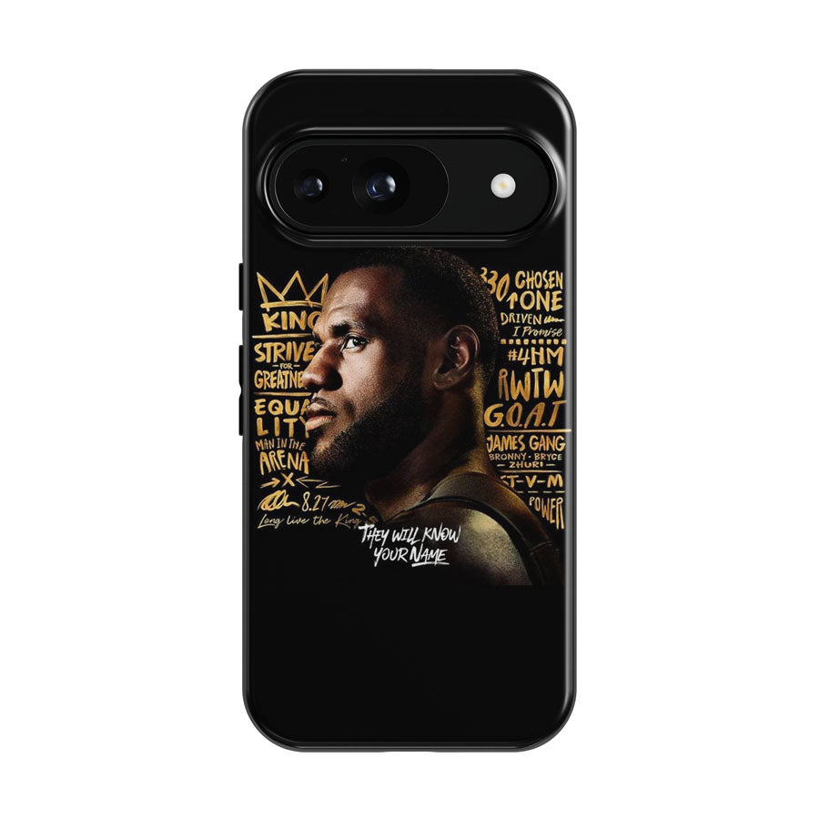 James Lebron Lakers The Kings Google Pixel 9 | 10 Pro Case