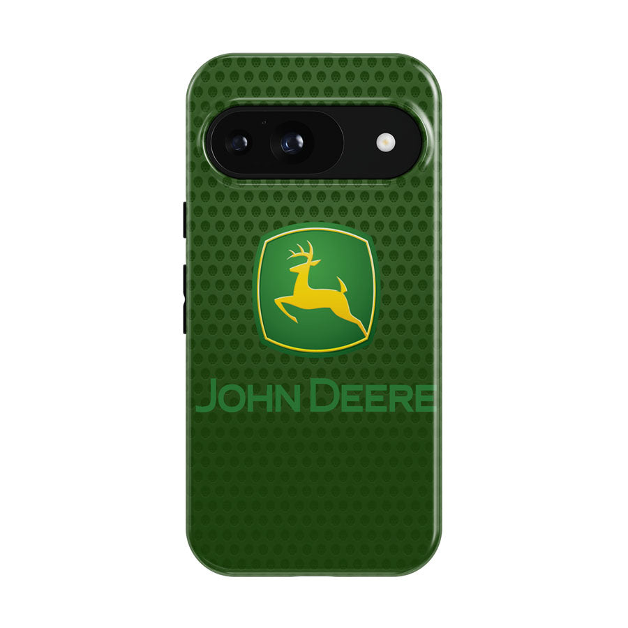 John Deere Green Carbon Fiber Logo Google Pixel 9 | 10 Pro Case