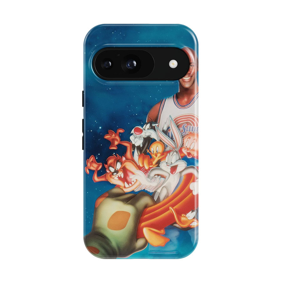 Jordan And Toon Space Jam Google Pixel 9 | 10 Pro Case