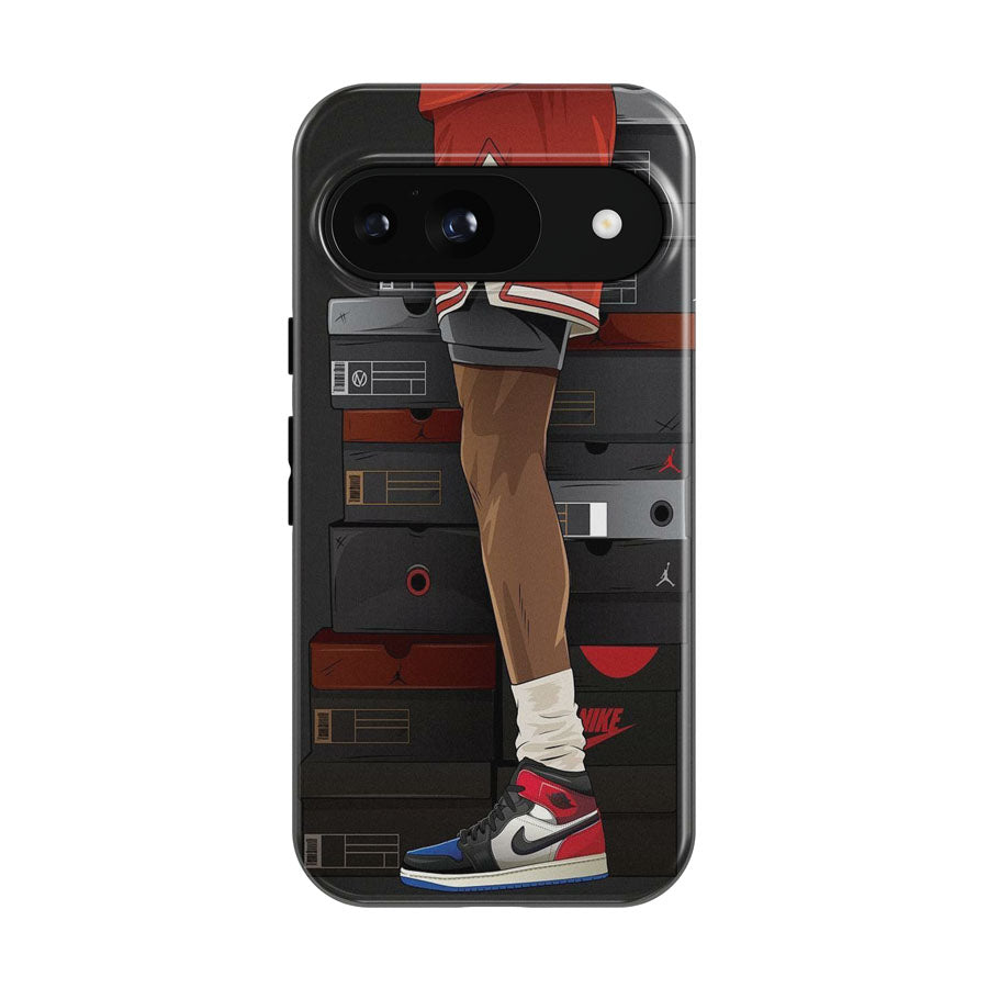Jordan Sneaker Collection Illustration Google Pixel 9 | 10 Pro Case
