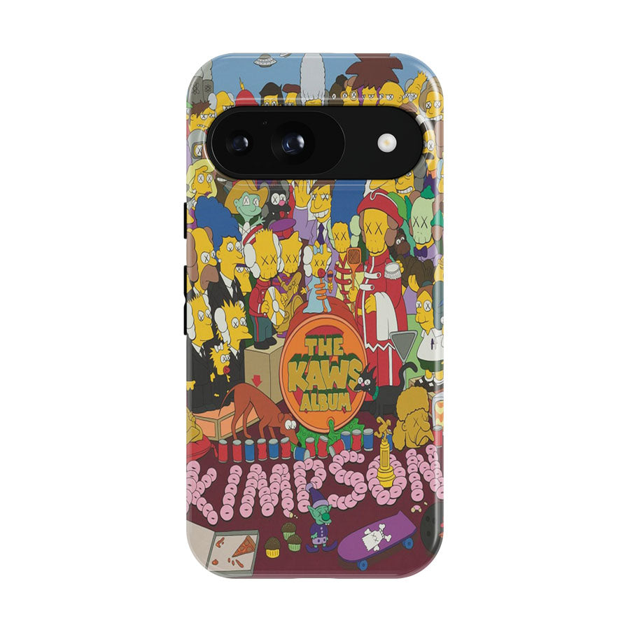 Kaws Simpson Kimpson Google Pixel 9 | 10 Pro Case