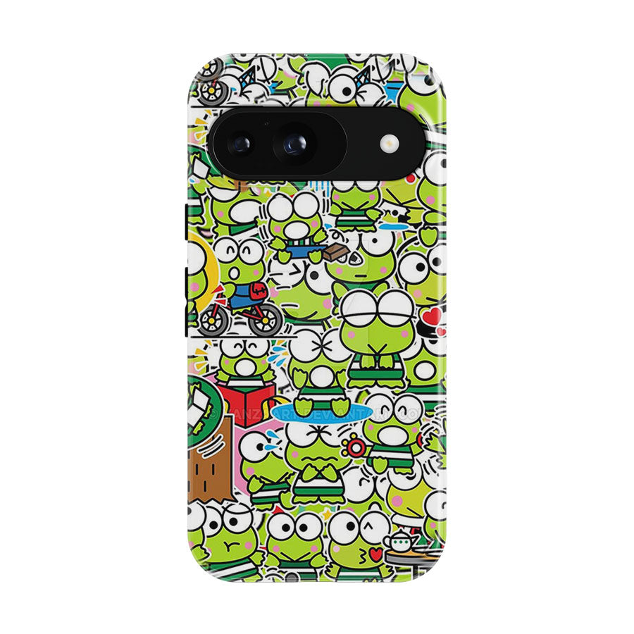 Keroppi Collage Google Pixel 9 | 10 Pro Case