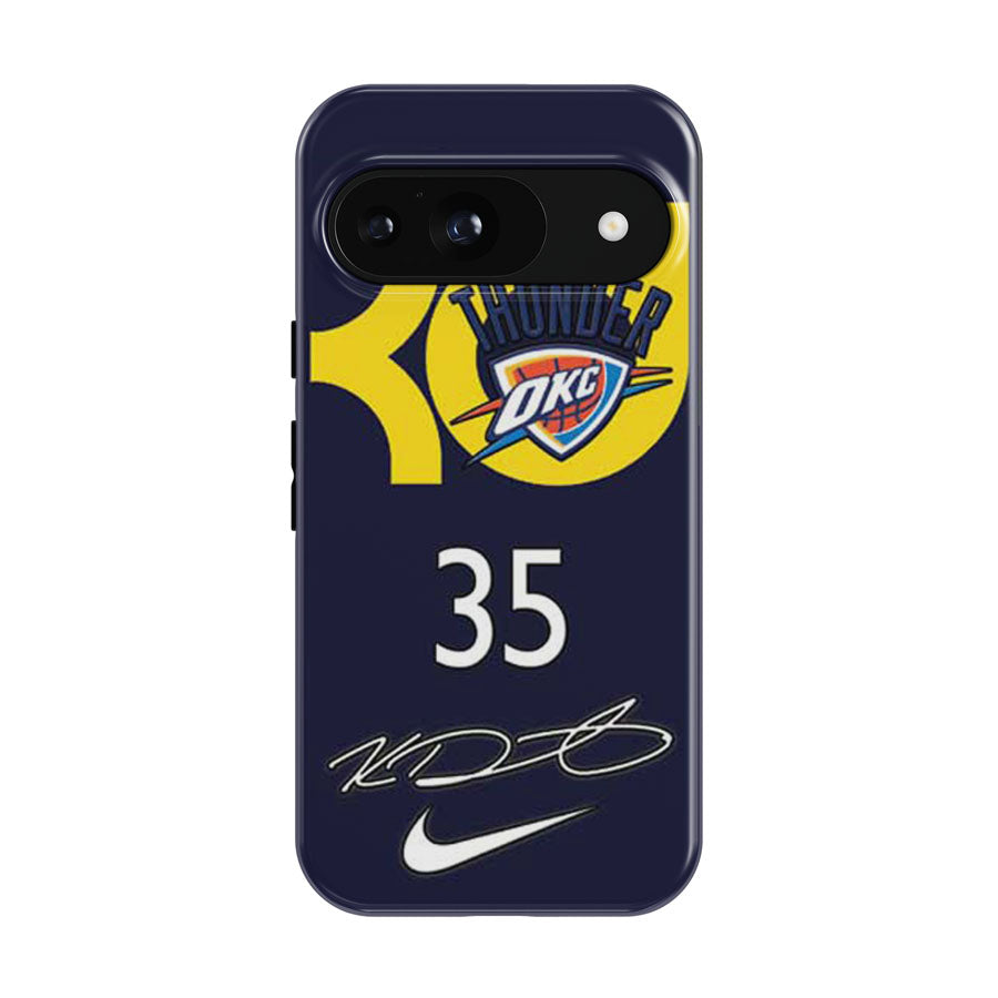 Kevin Durant Autograph Blue Google Pixel 9 | 10 Pro Case