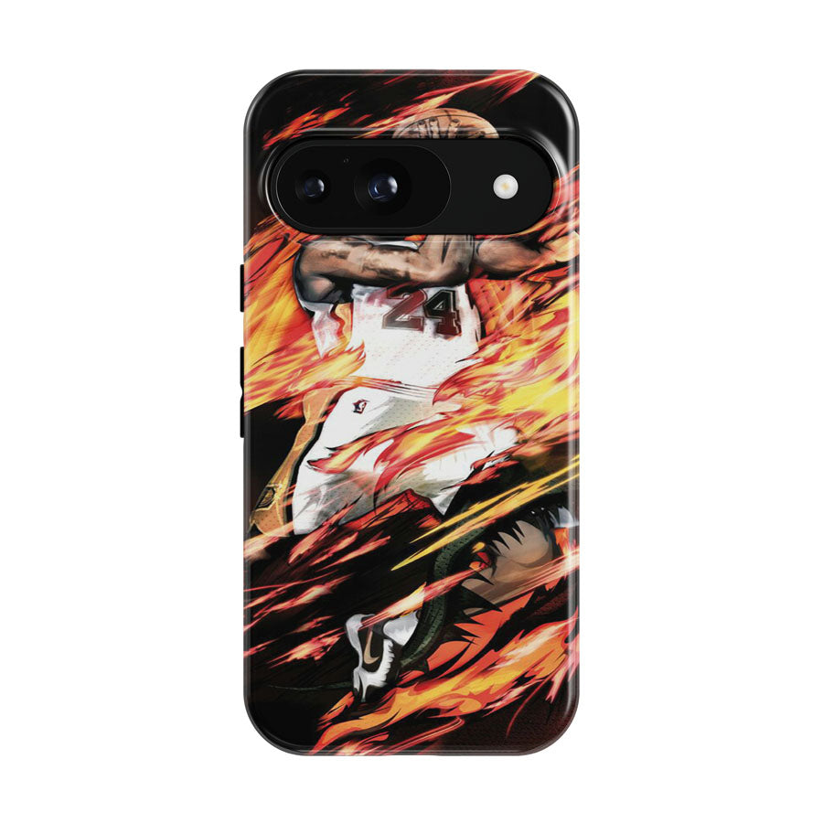 Kobe Bryant Fire Google Pixel 9 | 10 Pro Case