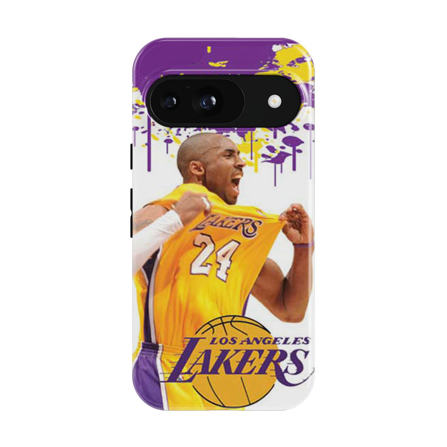 La Lakers Kobe Paint Splatter Google Pixel 9 | 10 Pro Case
