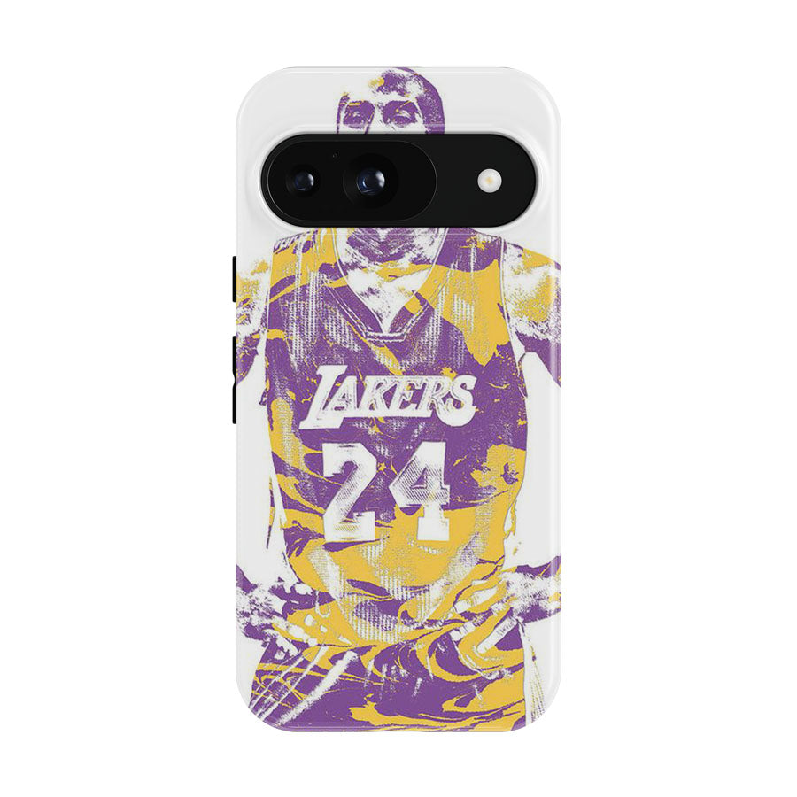 Lakers Kobe Bryant Overlay Style Google Pixel 9 | 10 Pro Case