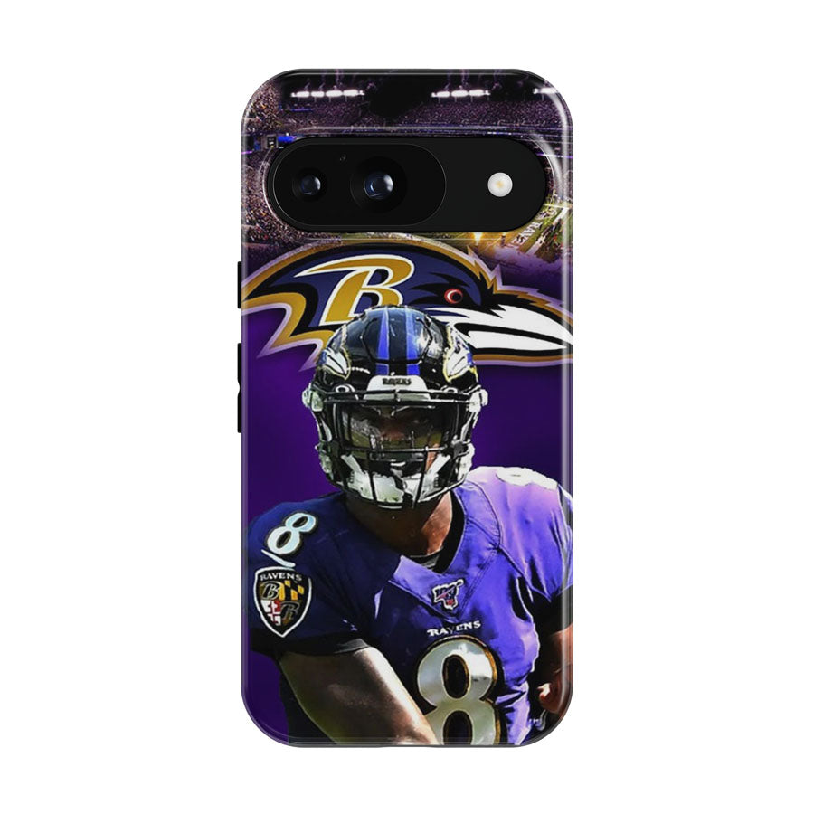 Lamar Jackson Nfl Baltimore Ravens Google Pixel 9 | 10 Pro Case