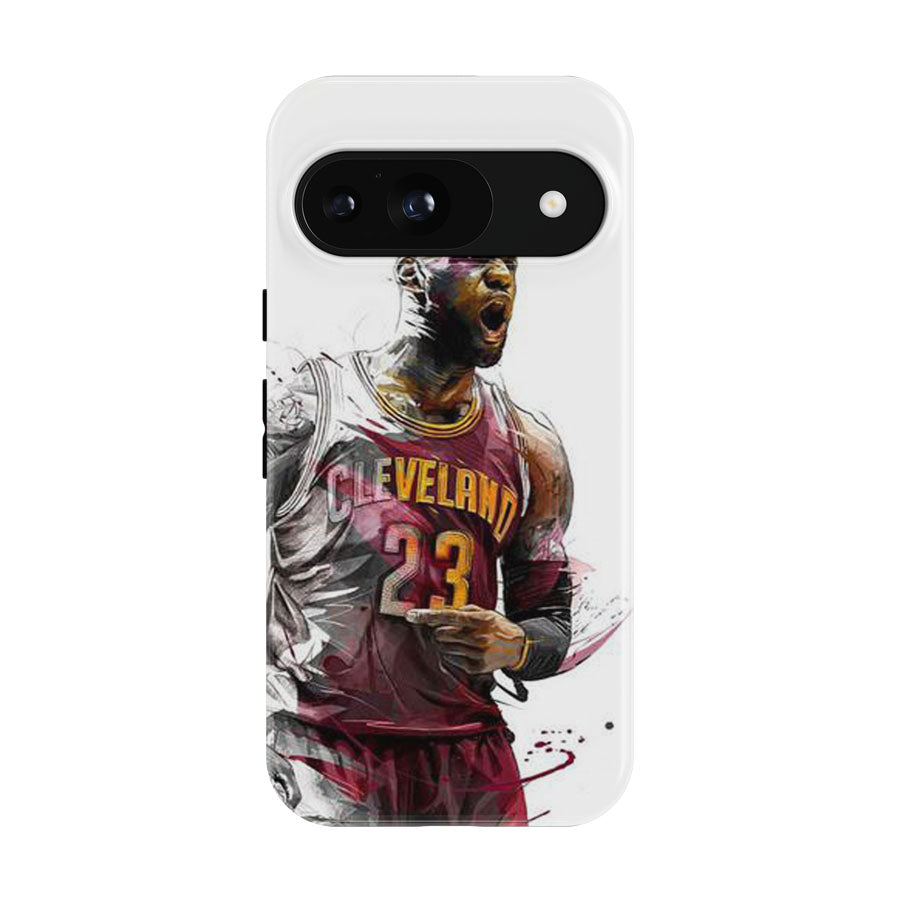 Lebron James Art Google Pixel 9 | 10 Pro Case
