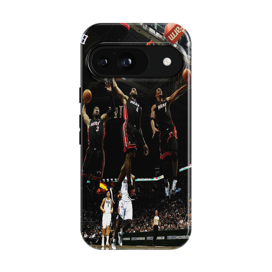 Lebron James Heat Dunk Google Pixel 9 | 10 Pro Case