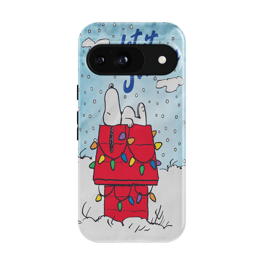 Let It Snow Snoopy Christmas Google Pixel 9 | 10 Pro Case