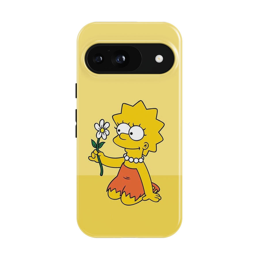 Lisa Simpson And Flower Google Pixel 9 | 10 Pro Case