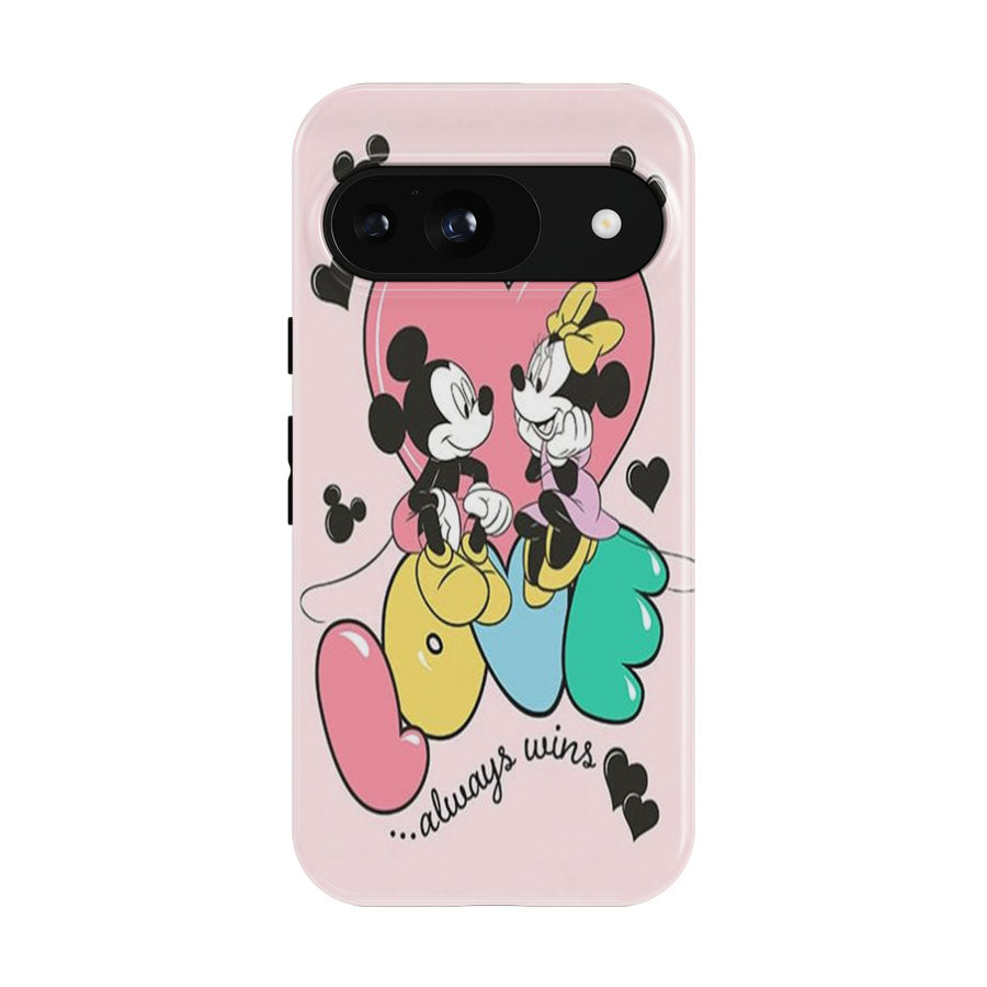 Love Always Wins Mickey & Minnie Google Pixel 9 | 10 Pro Case