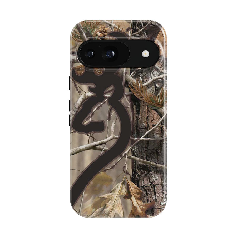 Love Browning Deer Camo Real Tree Couple 3 Google Pixel 9 | 10 Pro Case