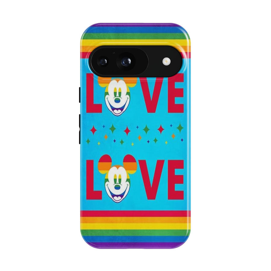 Love Is Love Pride Mickey Google Pixel 9 | 10 Pro Case