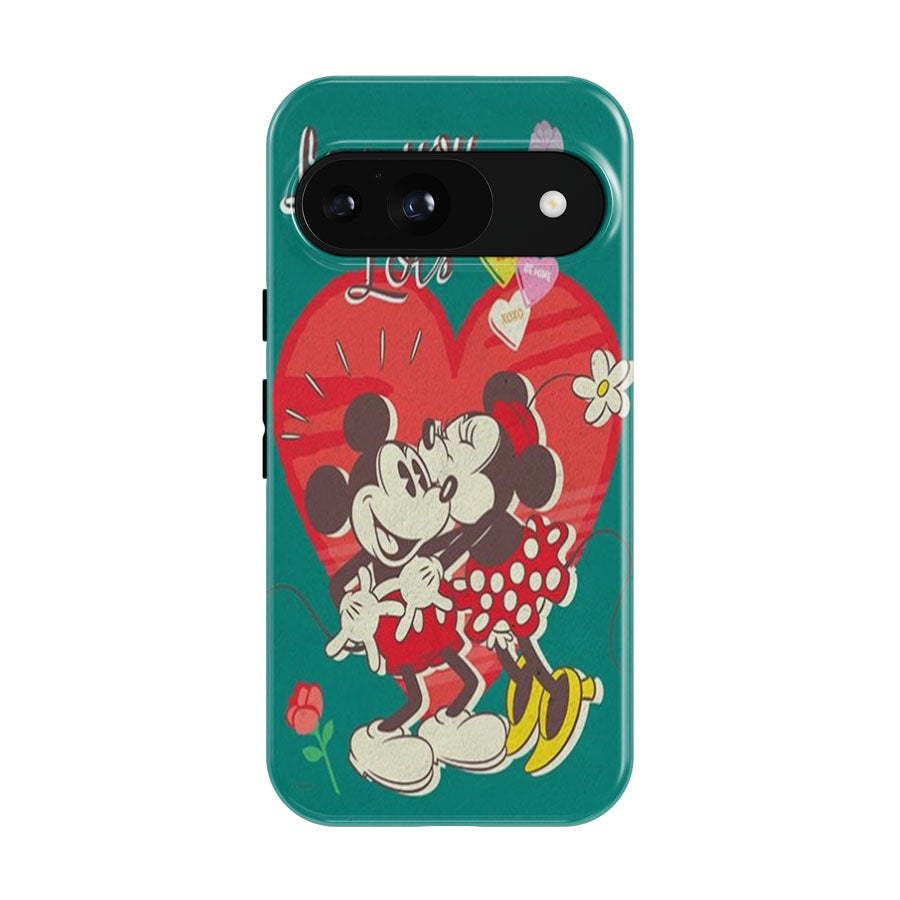 Love You Lots Mickey & Minnie Google Pixel 9 | 10 Pro Case