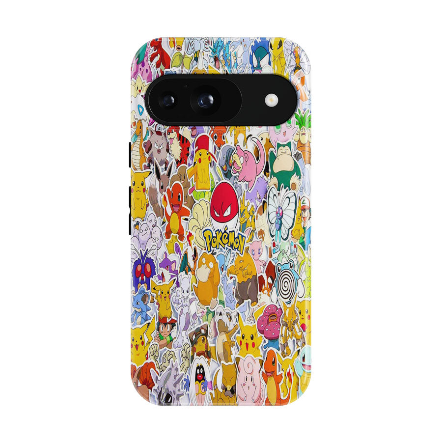 Many Cute Pokemon Creature Characters Cartoon Google Pixel 9 | 10 Pro Case