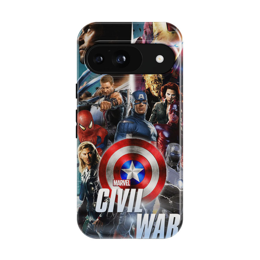 Marvel Civil War Google Pixel 9 | 10 Pro Case