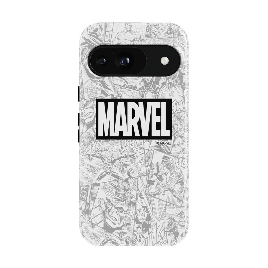 Marvel Comics Monochrome Google Pixel 9 | 10 Pro Case