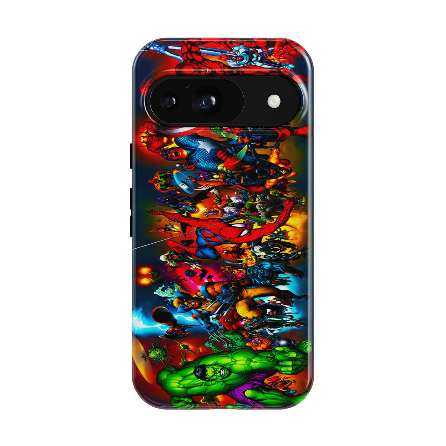 Marvel Heroes Collage Google Pixel 9 | 10 Pro Case