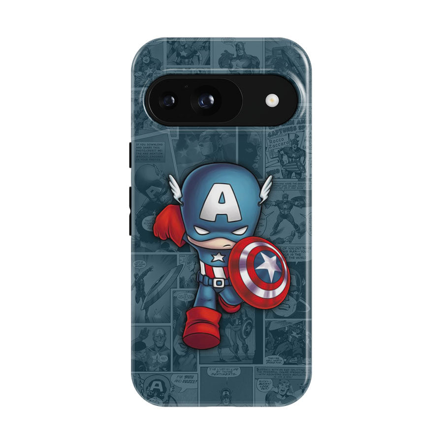 Marvel Studio Captain America Comic Google Pixel 9 | 10 Pro Case