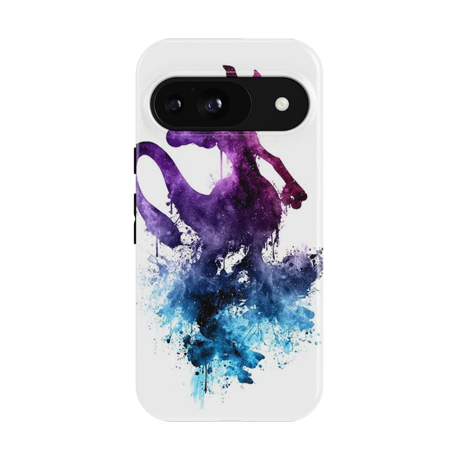 Mewtwo Galaxy Pokemon Silhouette Art Google Pixel 9 | 10 Pro Case