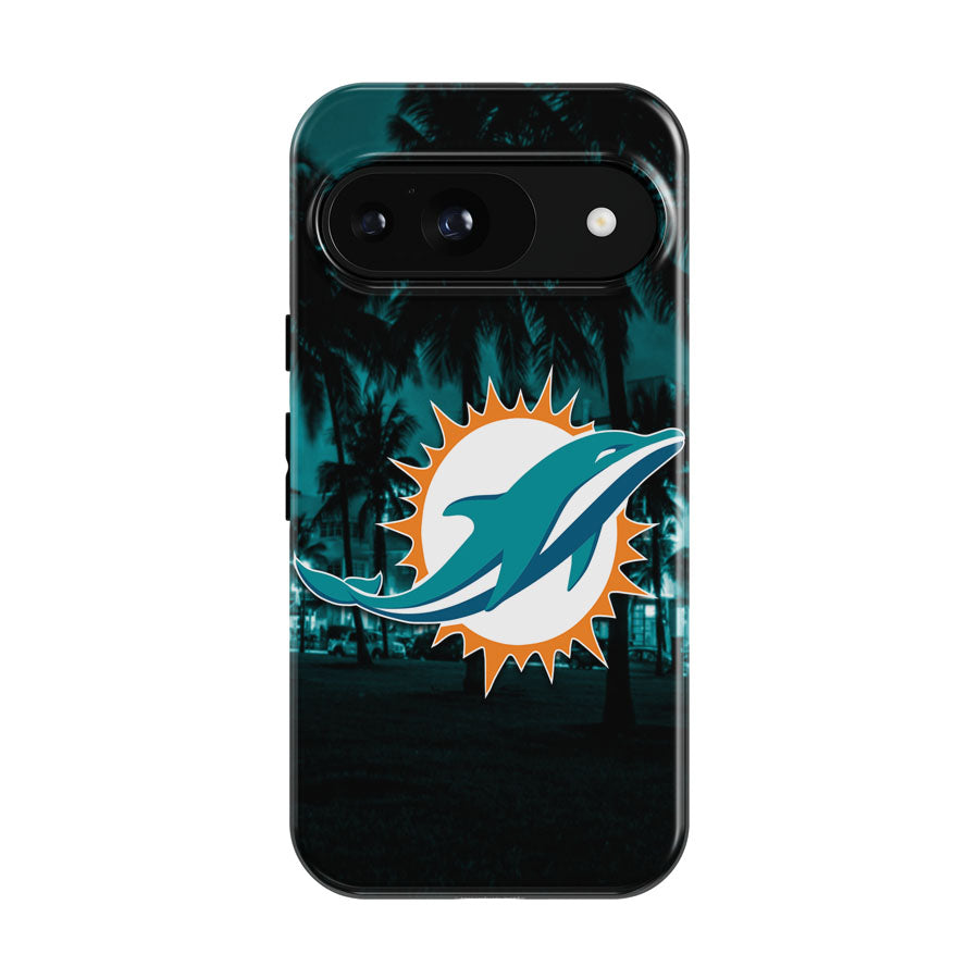Miami Dolphins Emblem Google Pixel 9 | 10 Pro Case