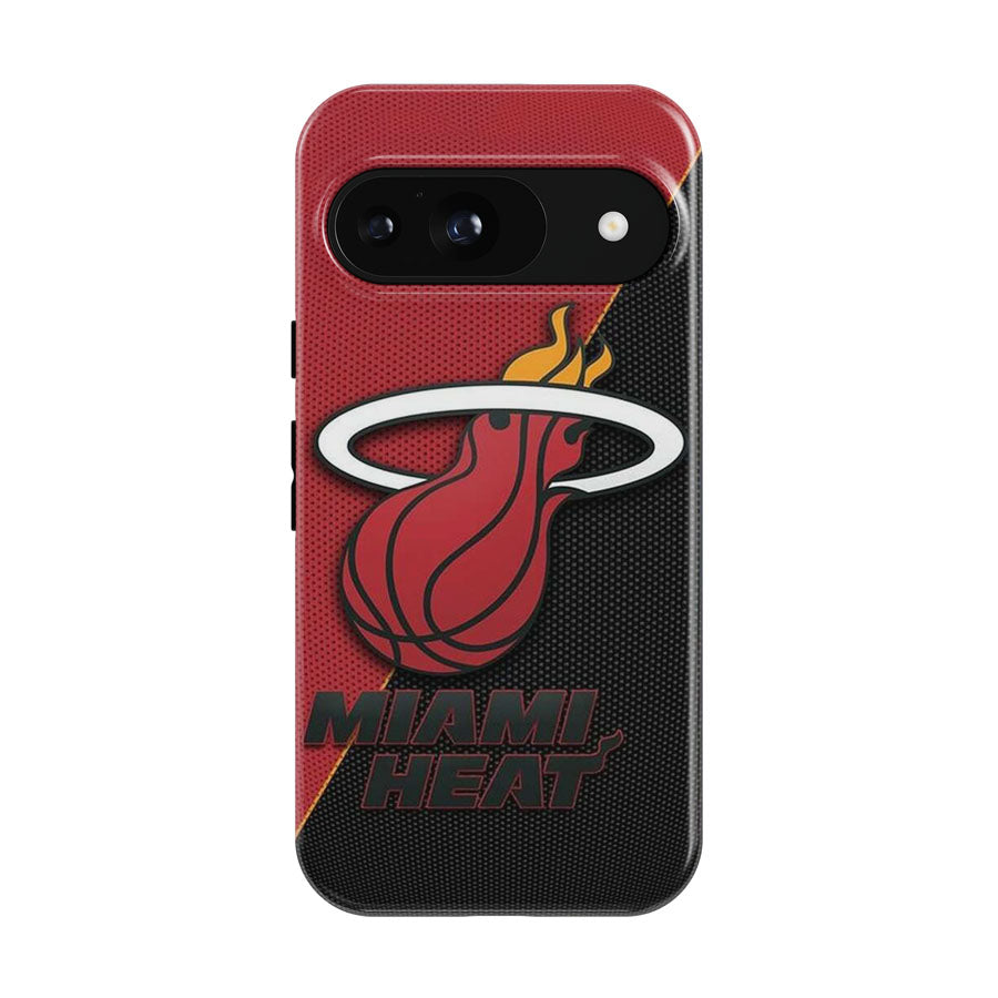 Miami Heat Basketball Logo Google Pixel 9 | 10 Pro Case