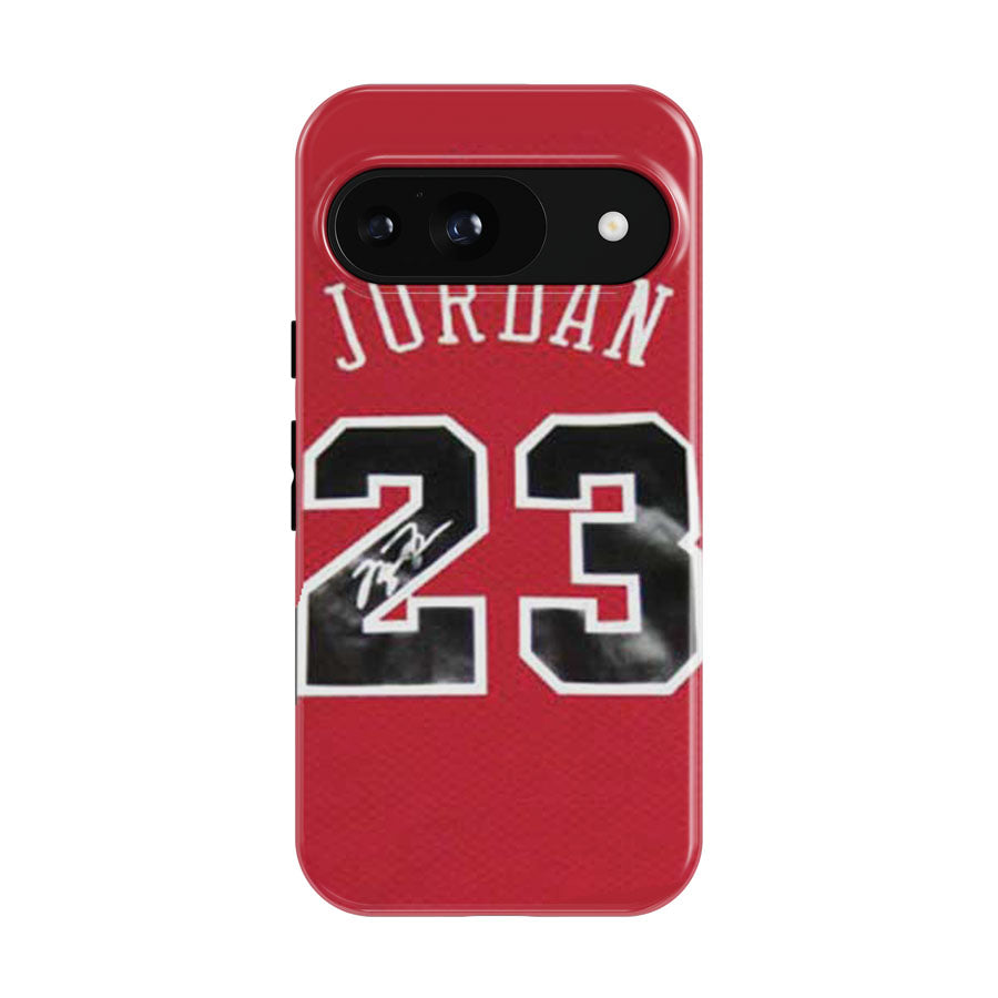 Michael Jordan Jersey Signed 23 Google Pixel 9 | 10 Pro Case