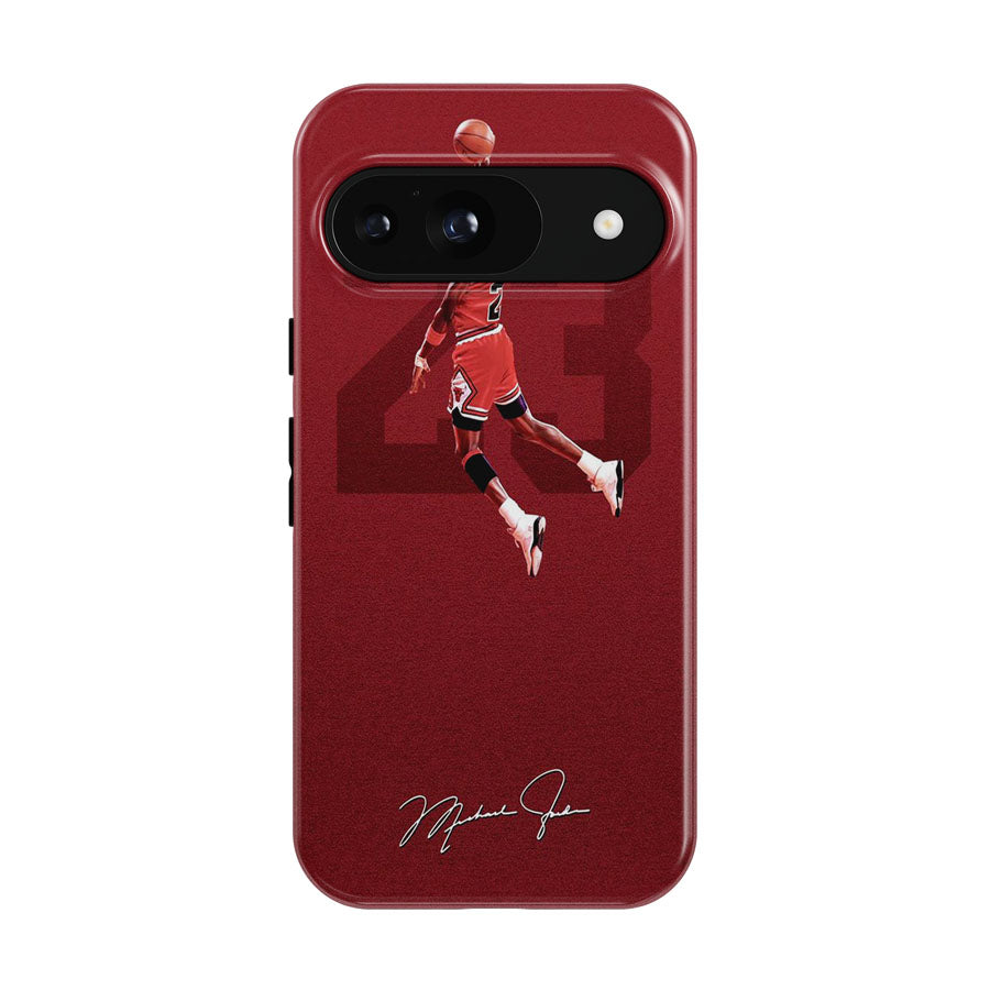 Michael Jordan Red Signature Google Pixel 9 | 10 Pro Case