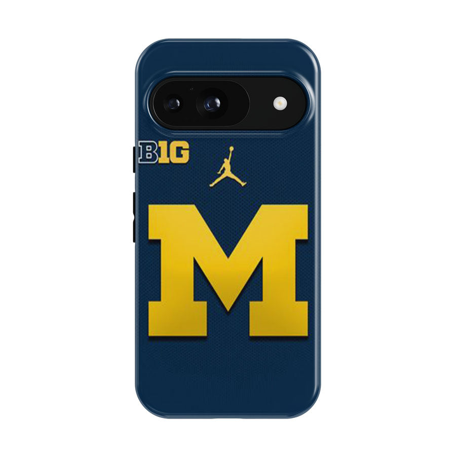 Michigan Wolverines Blue Logo Google Pixel 9 | 10 Pro Case