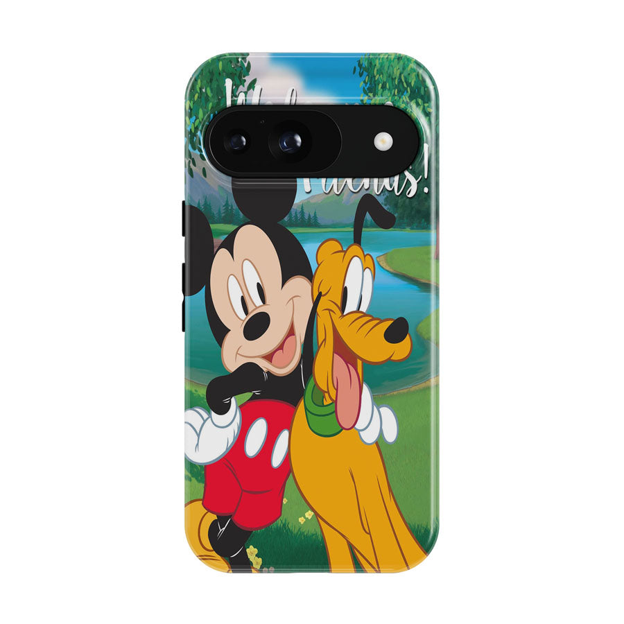 Mickey & Pluto Welcome Friends Google Pixel 9 | 10 Pro Case