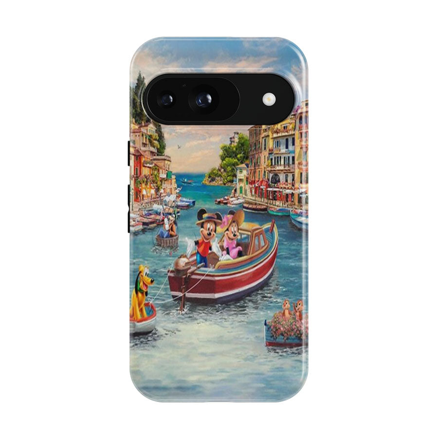 Mickey And Minnie In Italy Google Pixel 9 | 10 Pro Case