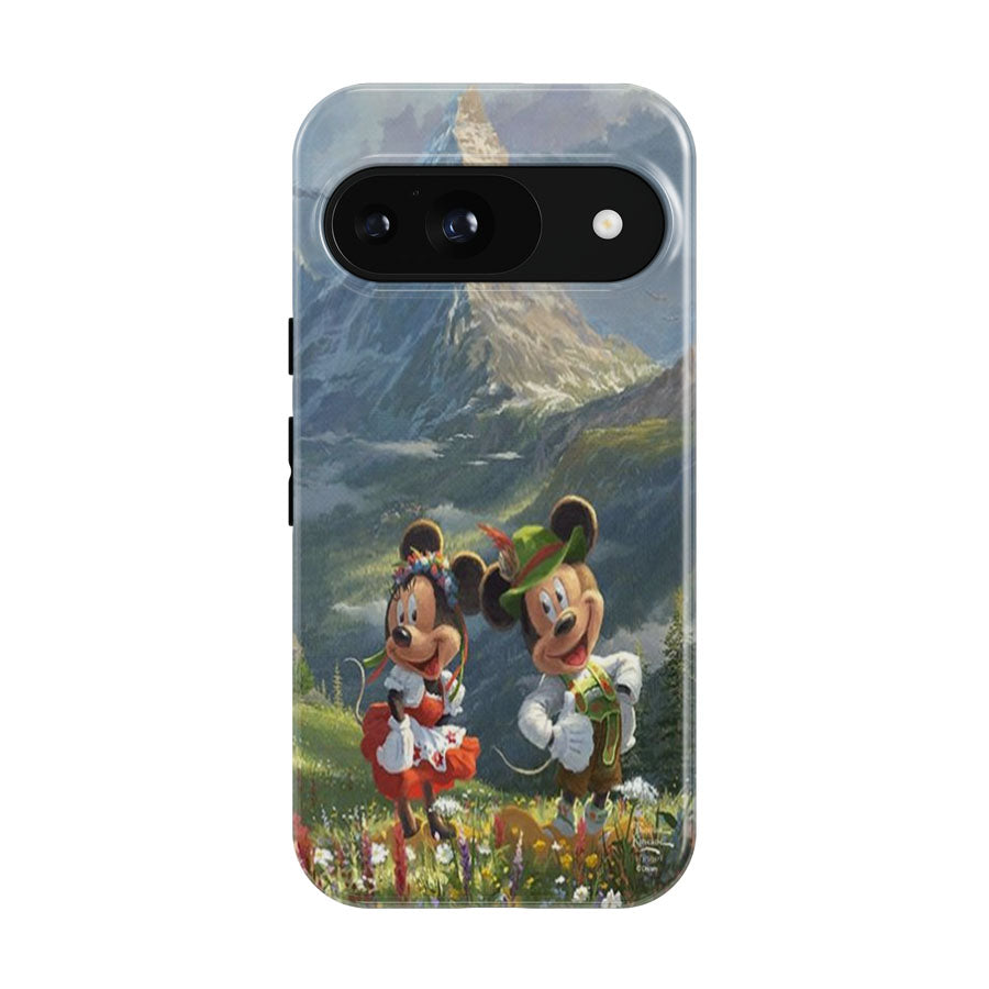 Mickey And Minnie In The Alps Google Pixel 9 | 10 Pro Case
