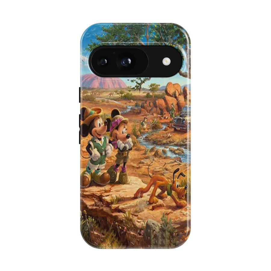 Mickey And Minnie In The Outback Google Pixel 9 | 10 Pro Case