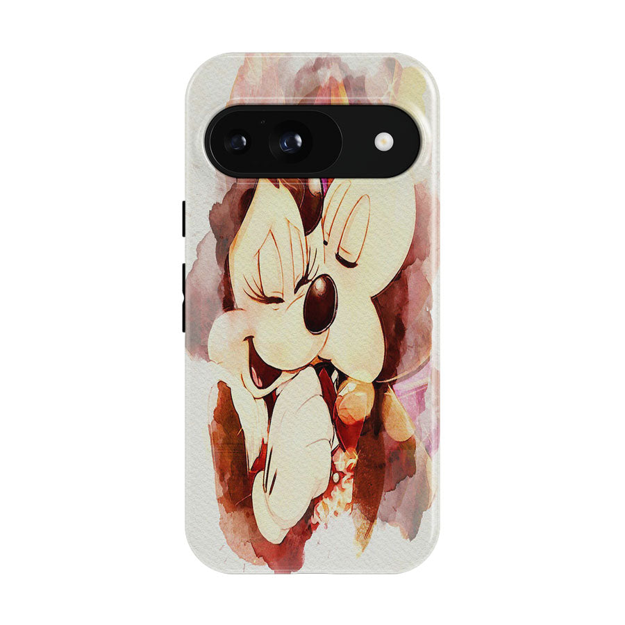 Mickey And Minnie Mouse Watercolour Google Pixel 9 | 10 Pro Case