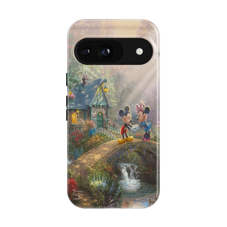 Mickey And Minnie Sweetheart Bridge Google Pixel 9 | 10 Pro Case