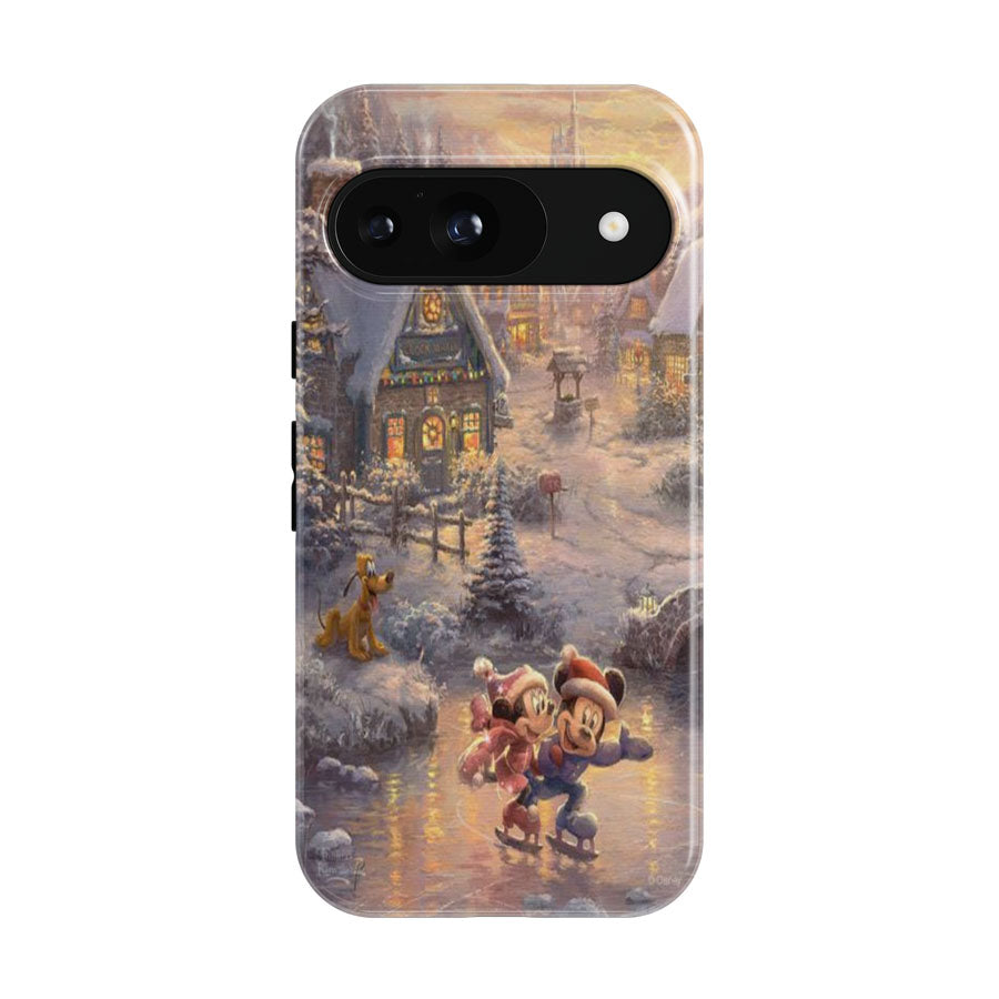 Mickey And Minnie Sweetheart Holiday Google Pixel 9 | 10 Pro Case