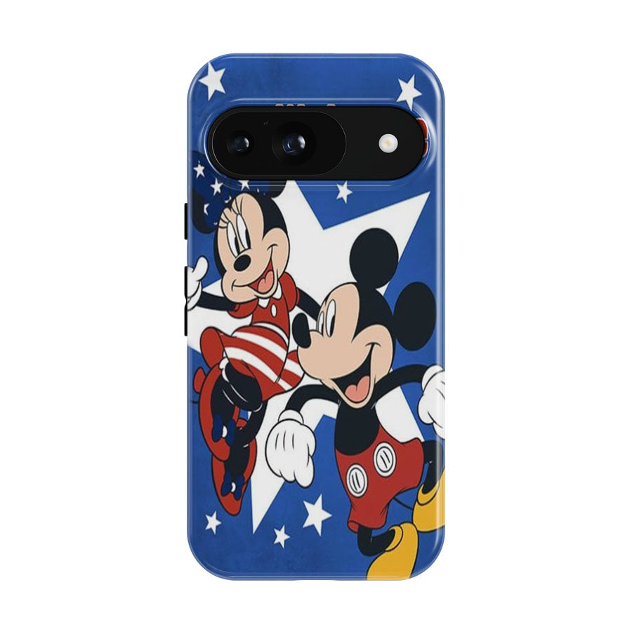 Mickey And Minnie Usa Welcome Google Pixel 9 | 10 Pro Case