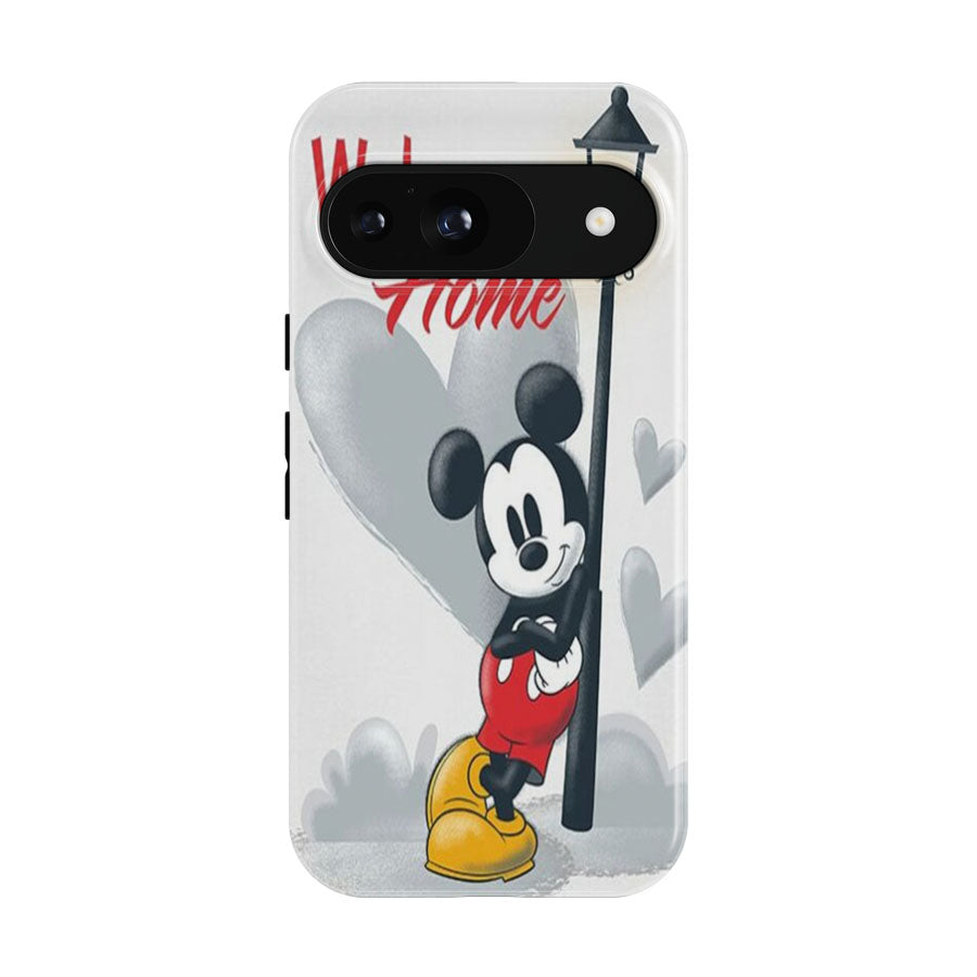 Mickey Love Welcome Home Lamppost Google Pixel 9 | 10 Pro Case