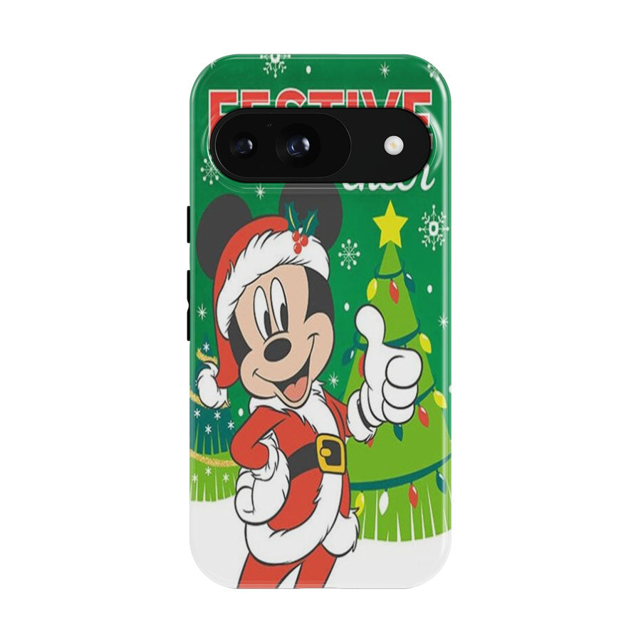 Mickey Mouse Festive Cheer Google Pixel 9 | 10 Pro Case