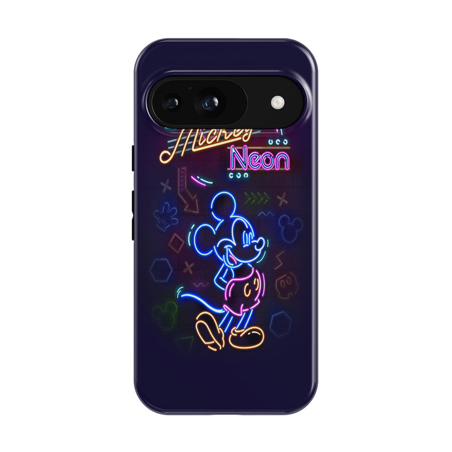 Mickey Mouse Neon Wallpaper Google Pixel 9 | 10 Pro Case
