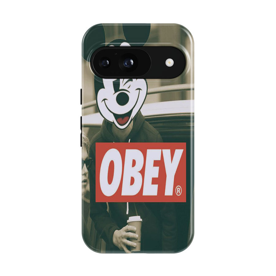 Mickey Mouse Obey Google Pixel 9 | 10 Pro Case