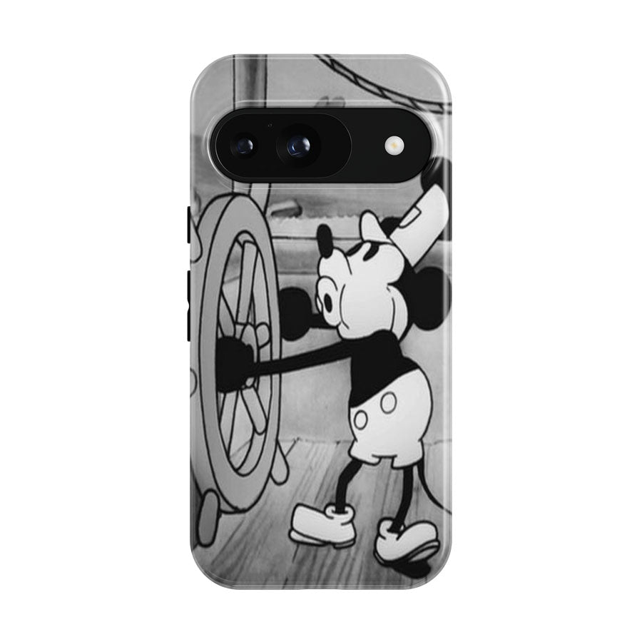 Mickey Mouse Steam Boat Willie Vintage Google Pixel 9 | 10 Pro Case